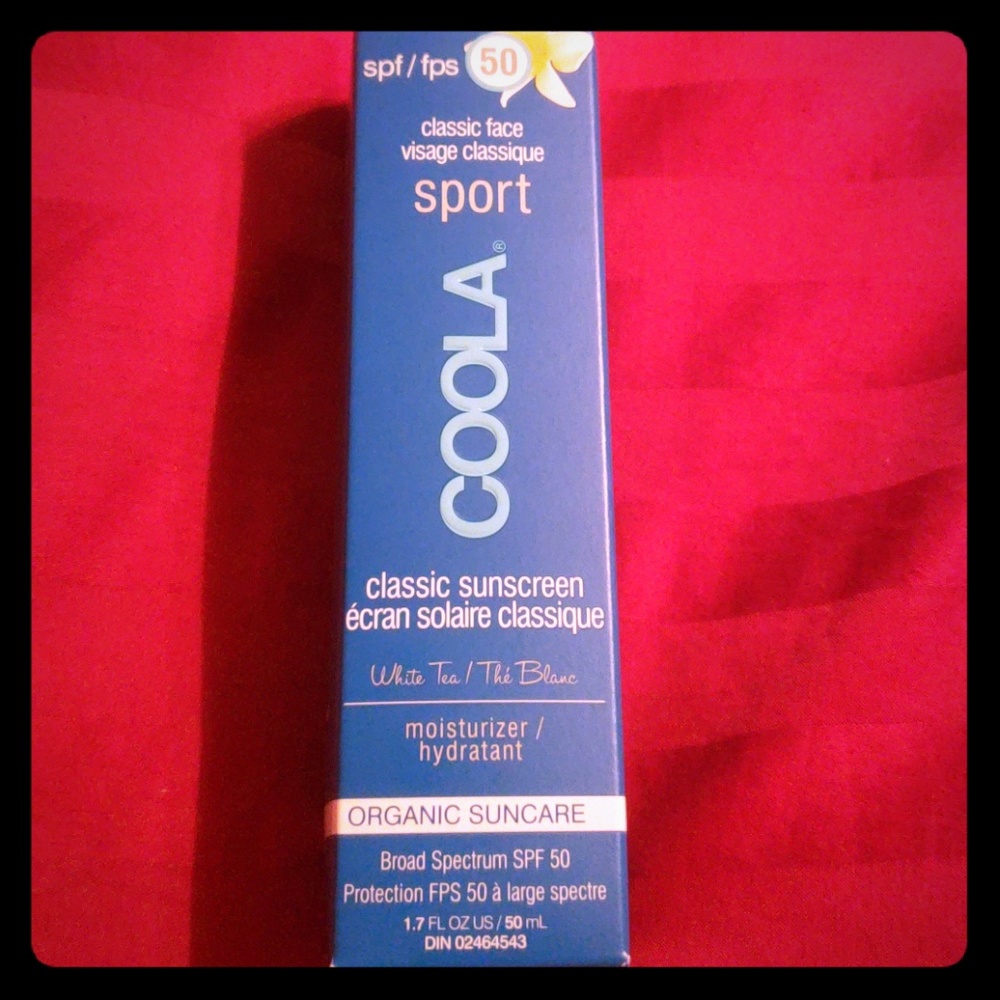 Coola Sport spf50 organic sunscreen